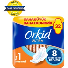 Orkid Ultra Normal (Boy 1) 32 adet Hijyenik Ped