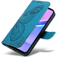 Mellow Shop Samsung Galaxy A16 Için Flip Case Kredi Kartı ile Ayrılabilir El Kayışı (Yurt Dışından)