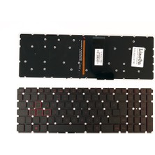 LineOn Acer N16C7 Notebook Klavye Işıklı (Kırmızı)