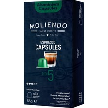 Moliendo Alüminyum Kapsül Kahve Tanışma Paketi 3X10 Nespresso Uyumlu Alüminyum Kapsül Kahve