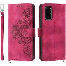 Colorful Boutique 1 Samsung Galaxy S20 Artı Darbeye Bileklik Kabartmalı Kredi Için Flip Case (Yurt Dışından)