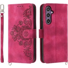 Colorful Boutique 1 Samsung Galaxy S24 Bileklik Darbeye Dayanıklı Kabartmalı Çoklu Için Flip Case (Yurt Dışından)