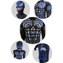 Herkese Kostüm Siyah Venom Kostümü - Venom Costume Polyester