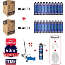 Tytan Professional Thermospray 40 M2 - Thermo Akustik Isı ve Ses Yalıtımı Poliüretan Köpük