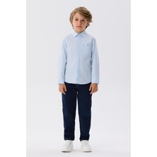 Nebbati  Erkek Çocuk Mavi Gömlek