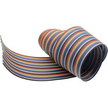 40 Pin Rainbow Ribbon Idc Kablo 1 Metre