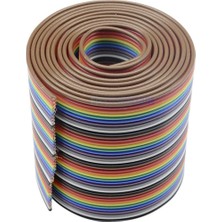 40 Pin Rainbow Ribbon Idc Kablo 1 Metre