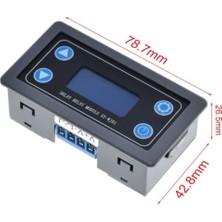 Roboyol Store XY-WJ01 Zamanlayıcı Röle Modül Dc 6-30V 1000W Anahtar Panel Tip