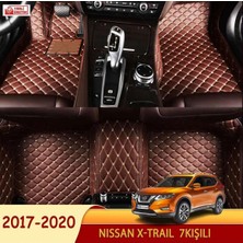 Miren Nissan X-Trail 2017-2020 5 Kişili Uyumlu 5d Havuzlu Suni Deri Oto Paspas