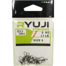 Ryuji Ryj 3004 Klipsli Fırdöndü (10 Adet) Standart-No 6