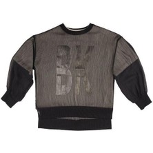 Zekids Kız Çocuk Tül Detaylı Ikili Sweatshirt