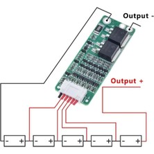 Roboyol Store Bms 5s 15A Koruma Kartı