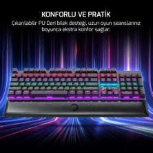 Gamepower Ogre Rainbow 60M Gamepower Red Switch Türkçe Q USB Mekanik Gaming Klavye - 3 Yıl Garantili