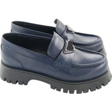 Milonek Shoes 26252104 Günlük Loafer Lacivert Tokalı