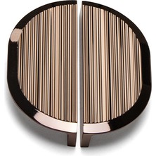 224 Mm - Rose Rengi Line/Çizgili Kulp Tek Adet Yarım- Ssy9076 0224 Rs