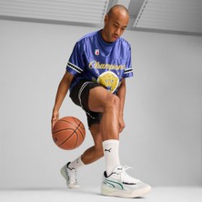 Puma Show Basketball Erkek Mavi Basketbol Forması.01