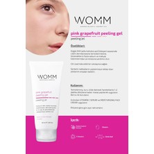 Womm Pink Grapefruit Peeling Gel Ölü Deri Yenileyici Aydınlatıcı Enzim Peeling Temizleyici Etki 100 ml