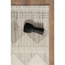 Empera Agra  Cyan Modern İskandinav Desenli Halı