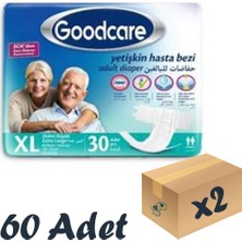 Good Care Goodcare Bel Bantlı Yetişkin Hasta Bezi Xlarge 30'lu 2 Paket 60 Adet