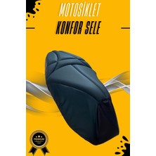 Motobros Vespa Primavera Uyumlu Konfor Sele Kılıfı (Visco Sünger) Yırtılmaya Dayanıklı