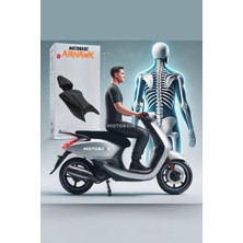 Motobros Vespa Primavera Uyumlu Konfor Sele Kılıfı (Visco Sünger) Yırtılmaya Dayanıklı