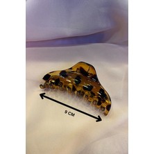 Barly Kahverengi Leopar Desenli Mandal Toka