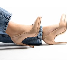 Cleopatra Shoes Sivri Burunlu Platform Yüksek 11CM Topuk Boyu