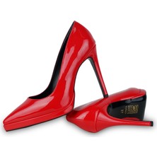 Cleopatra Shoes Sivri Burunlu Platform Yüksek 11CM Topuk Boyu