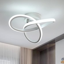 Reel Avize - Elegance Tavana Sabit LED Avize - Beyaz Kasa - 3 Renk