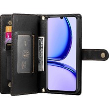 Manyi Mall Realme C53 Çok Fonksiyonlu Crossbody Kayış Standı Cüzdan Için Flip Case (Yurt Dışından)