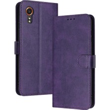 Manyi Mall Kart Yuvası Saf Renk Pu ile Samsung Galaxy x Kapak 7 Için Flip Case (Yurt Dışından)