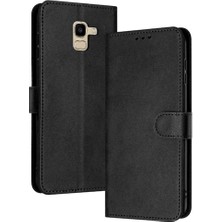 Manyi Mall Toka Pu Deri ile Kart Yuvası ile Samsung Galaxy J6 2018 Için Flip Case (Yurt Dışından)