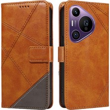 Manyi Mall Elmas Dikiş ile Huawei Pura 70 Pro Için Flip Case Yüksek Kaliteli ve (Yurt Dışından)