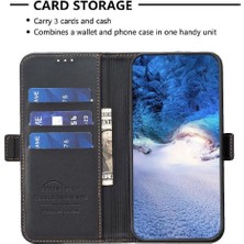 Manyi Mall Motorola Moto E40 Için Flip CASE/E30 Darbeye Tpu Iç Kabuk Pu Deri (Yurt Dışından)