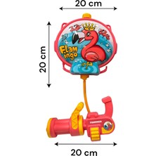 1200 ml Su Kapasiteli Sırt Çantalı 9 Metre Atış Mesafeli Su Tabancası 20 cm - Çantalı Oyuncak Silah