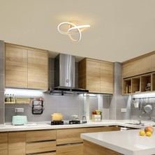 Reel Avize - Elegance Tavana Sabit LED Avize -  Beyaz Kasa - Beyaz Işık