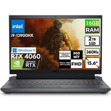 Dell G15 5530 I9-13900HX 16-Gbddr5 2 Tbssd Rtx 4060 15.6" Fhd Windows 11 Pro Taşınabilir Bilgisayar G155530017U BT17