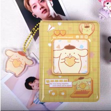 Syn İletişim Sanrio Pochacco Pompompurin Sakura Y2K Kawai Kpop Kartlık Fotoğraf Albümü Çok Amaçlı Holder Binder Hediye 20 Yaprak 40 Adet Fotoğraf ve Kart Kapasiteli