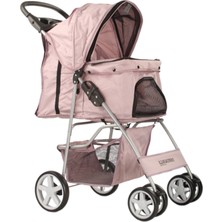 Tommy Evcil Hayvan Arabası 82 x 46 x 99 cm Pembe Max 15 kg