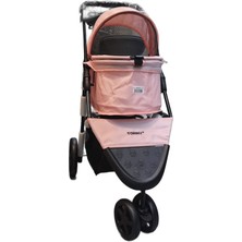 Tommy Evcil Hayvan Arabası 86x46x94,5cm Pembe Max 15 Kg