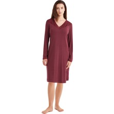 Blackspade Kadın Gecelik 51605 - Bordo