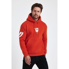 Cool Tarz Erkek Standart Fit Normal Kesim Içi Polarlı 3 Iplik Kapüşonlu Pamuklu Sweatshirt