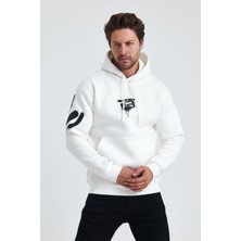 Cool Tarz Erkek Standart Fit Normal Kesim Içi Polarlı 3 Iplik Kapüşonlu Pamuklu Sweatshirt