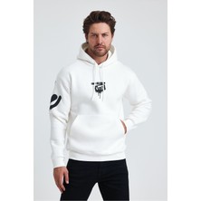 Cool Tarz Erkek Standart Fit Normal Kesim Içi Polarlı 3 Iplik Kapüşonlu Pamuklu Sweatshirt