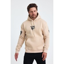 Cool Tarz Erkek Standart Fit Normal Kesim Içi Polarlı 3 Iplik Kapüşonlu Pamuklu Sweatshirt