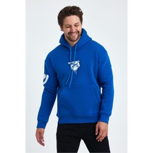 Cool Tarz Erkek Standart Fit Normal Kesim Içi Polarlı 3 Iplik Kapüşonlu Pamuklu Sweatshirt