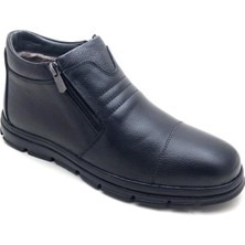 Umut Ayakkabı  Deri Su Geçirmez Kürklü Erkek Bot