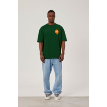 Nomarc Sun Seekers Yazılı Yeşil Tshirt