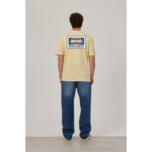 Nomarc Brand Worldwide Baskılı Sarı Tshirt