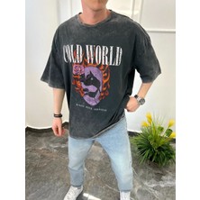 Nomarc Cold World Yıkamalı Füme Tshirt